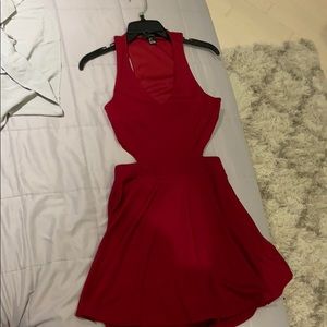 NWOT Open back skater dress